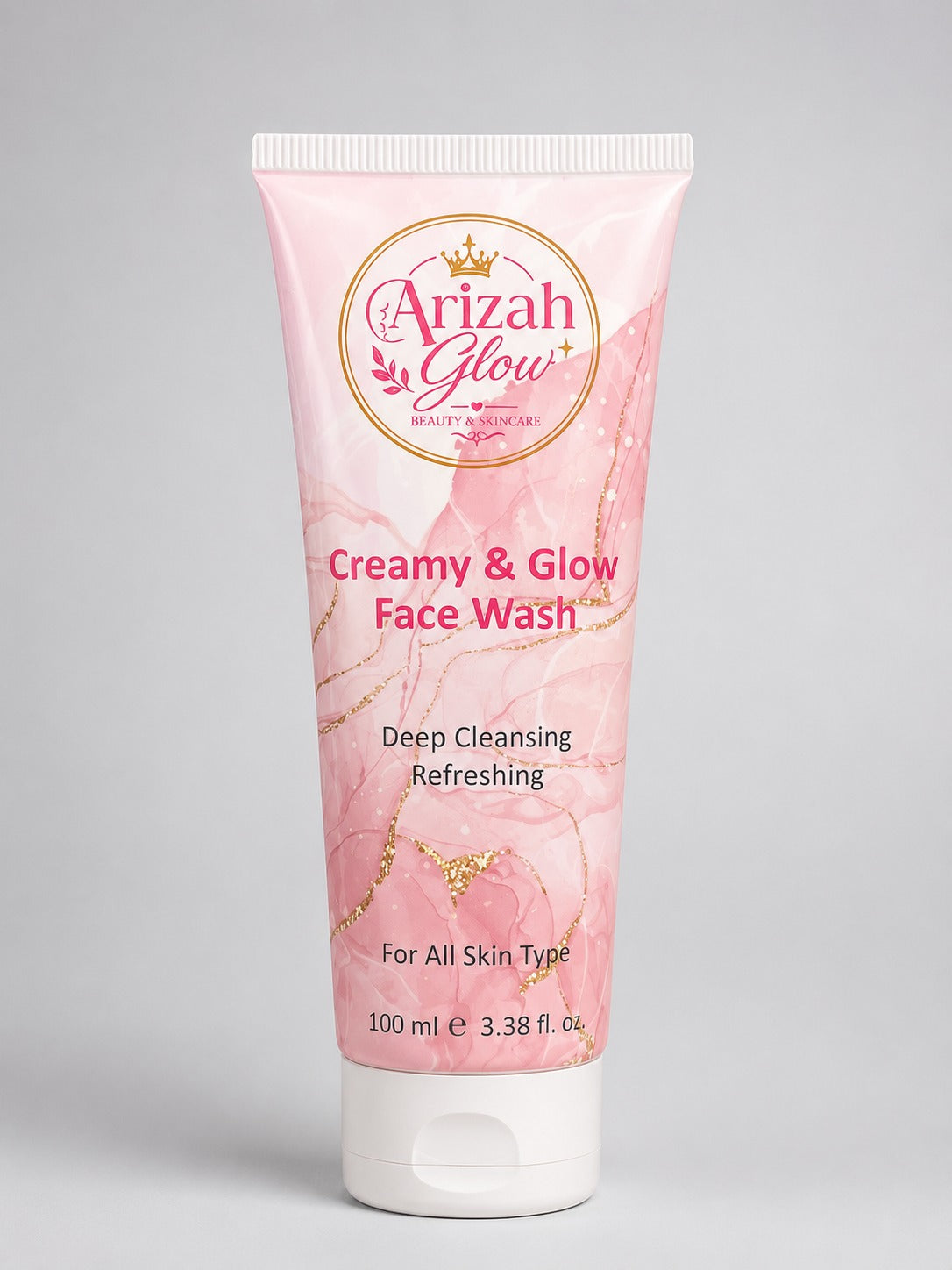Arizah Glow Creamy & Glow Face Wash | Deep Cleansing & Refreshing Face Cleanser